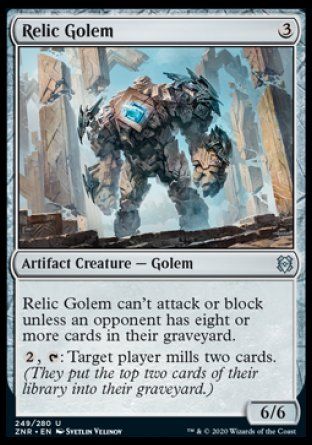 Relic Golem (Zendikar Rising) Trading Card