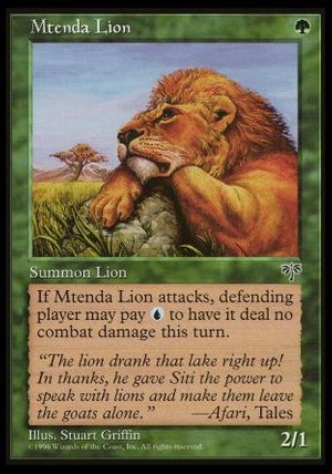 Mtenda Lion (Mirage)