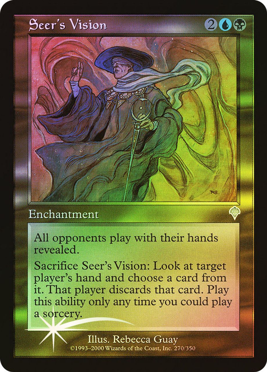 Seer's Vision (Invasion - Foil) Trading Card