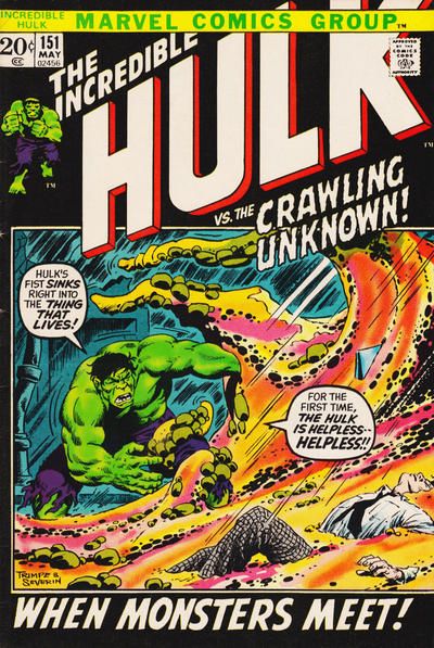 Incredible Hulk #151 Comic