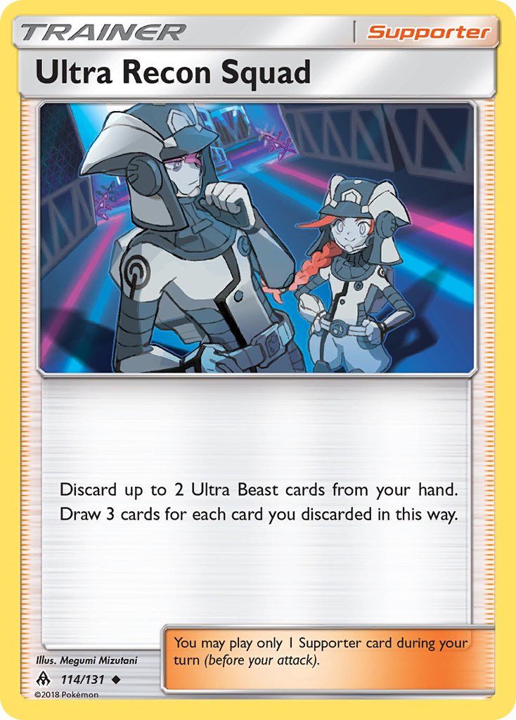 Ultra Recon Squad (Trainer: Supporter) (114/131) - Forbidden Light Pokémon Card