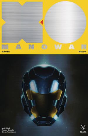 X-O Manowar #1 (Cover F 500 Cover Brushed Metal Variant)