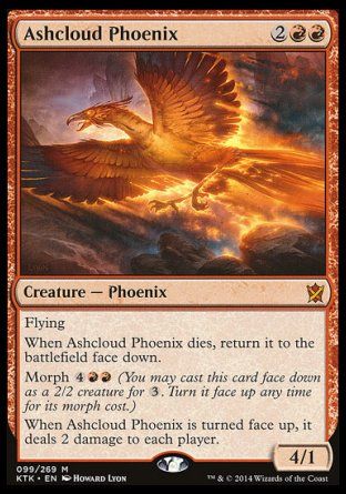 Ashcloud Phoenix (Khans of Tarkir) Trading Card