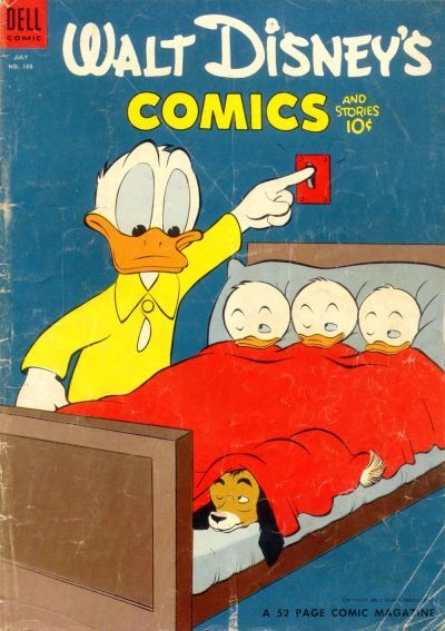 Walt Disney's Comics and Stories #166 Comic