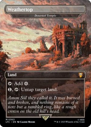 Deserted Temple (Weathertop) (The Lord of the Rings Commander Decks)