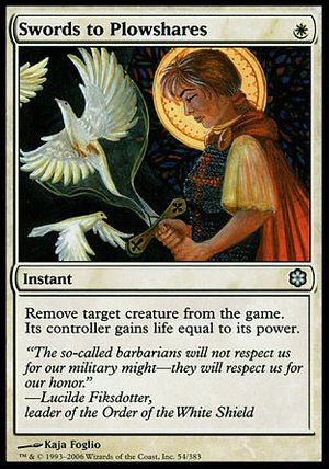 Swords to Plowshares (Coldsnap Theme Decks)