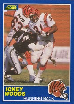 Ickey Woods 1989 Score #63 Sports Card