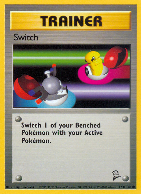 Switch (123/130) - Base Set 2 Pokémon Card