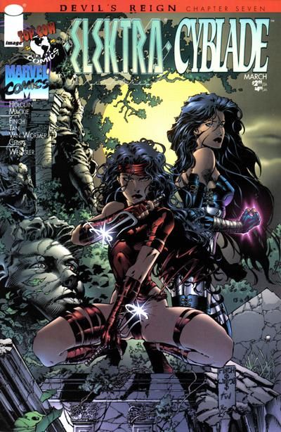 Elektra / Cyblade Comic