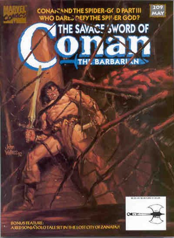 The Savage Sword of Conan #209