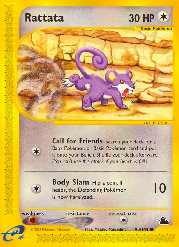 Rattata (90/144) - Skyridge Pokémon Card