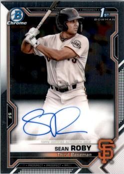 Sean Roby 2021 Bowman Chrome - Prospect Autographs Baseball #CPA-SRO Sports Card