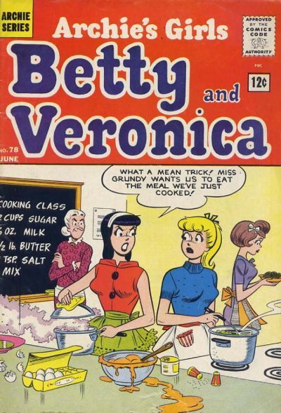 Archie's Girls Betty and Veronica #78 Comic