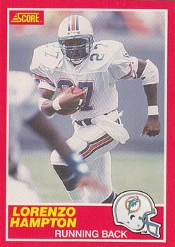 Lorenzo Hampton 1989 Score #210 Sports Card