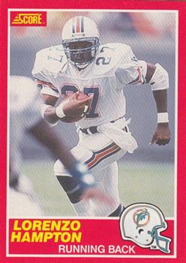 Lorenzo Hampton 1989 Score #210