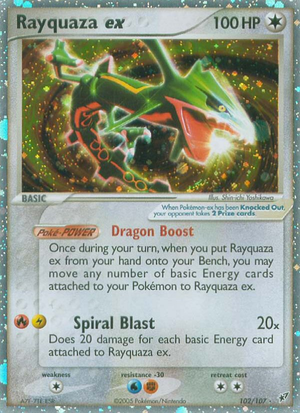 Rayquaza ex (102/107) - Deoxys (Holo)
