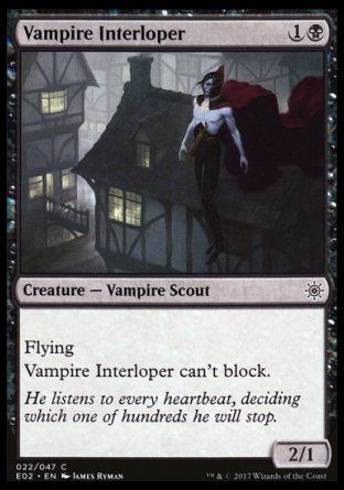 Vampire Interloper (Explorers of Ixalan) Trading Card