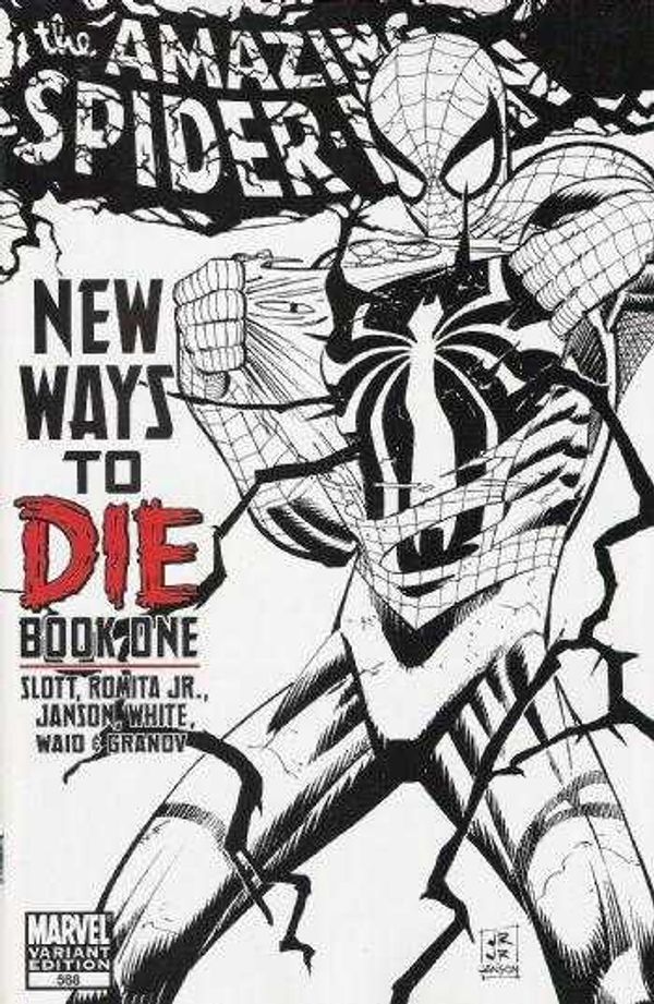 Amazing Spider-Man #568 (Incentive John Romita Jr Sketch Cover)