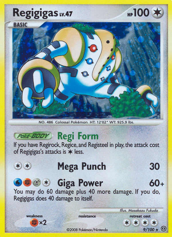 Regigigas (9/100) - Stormfront Pokémon Card