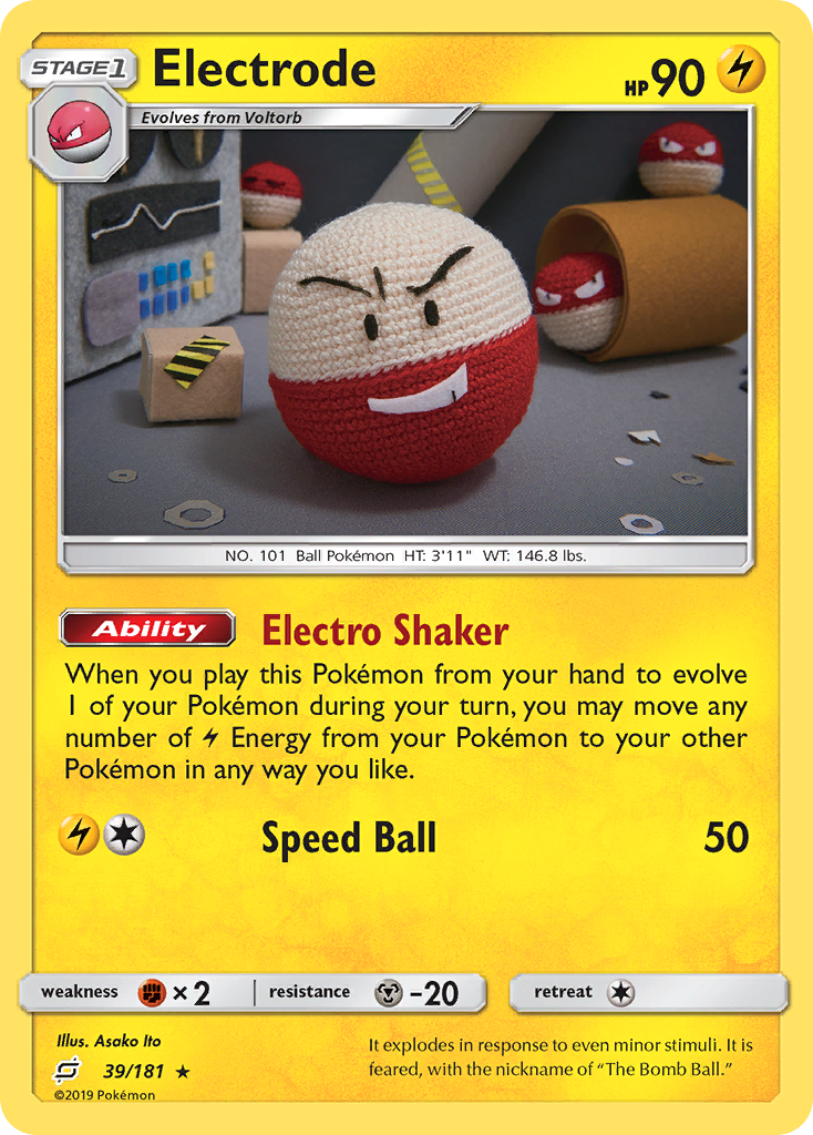 Electrode (39/181) - Team Up Pokémon Card