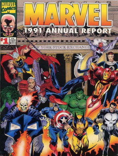 Marvel Annual Report #1991 Comic