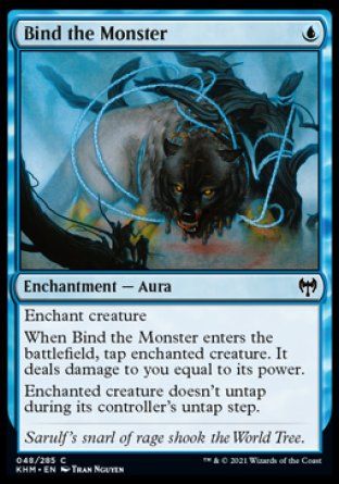 Bind the Monster (Kaldheim) Trading Card