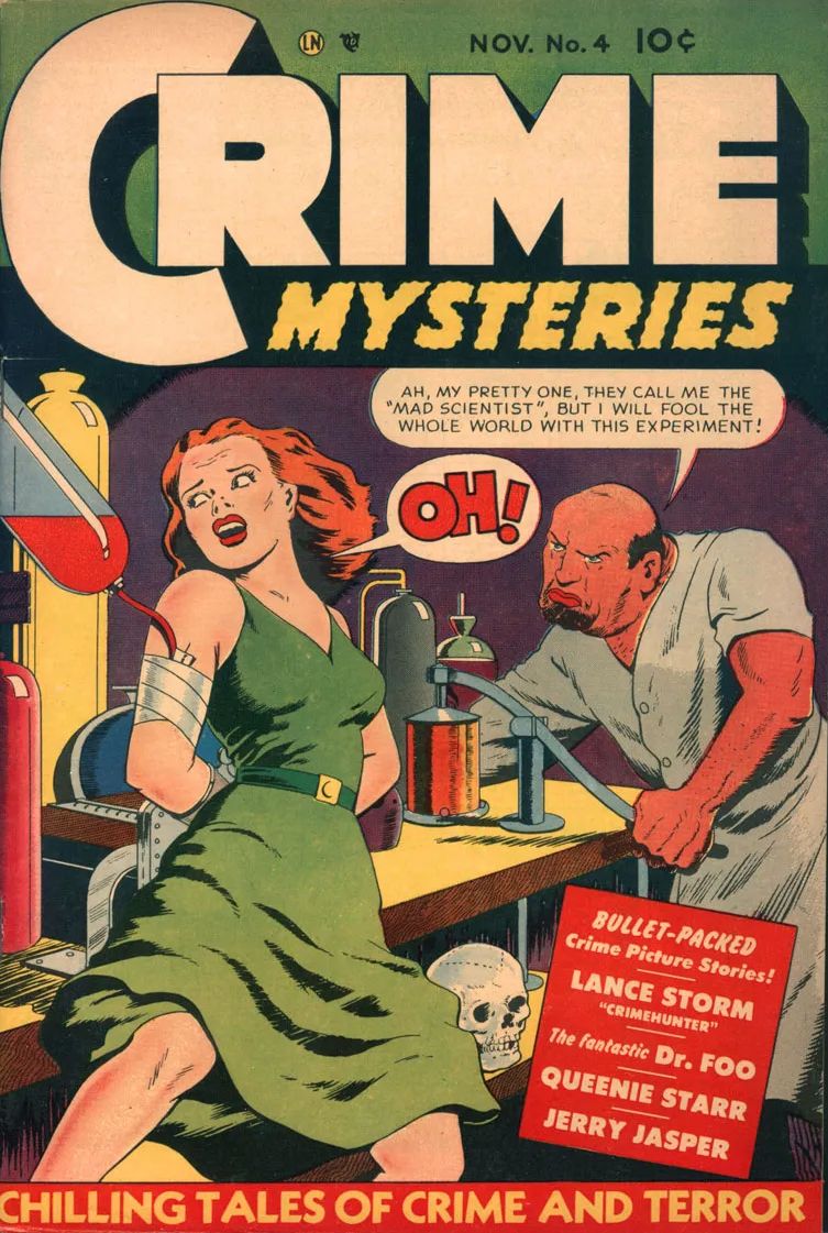 Crime Mysteries #4 Comic