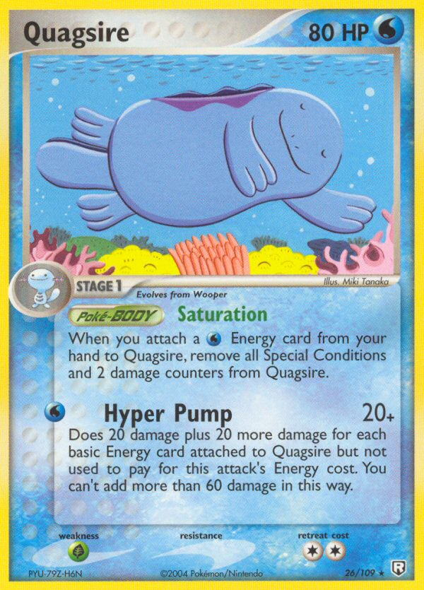 Quagsire (26/109) - Team Rocket Returns Pokémon Card