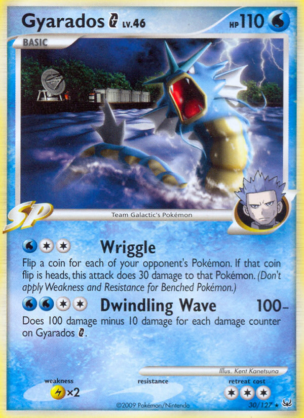 Gyarados G (30/127) - Platinum Pokémon Card