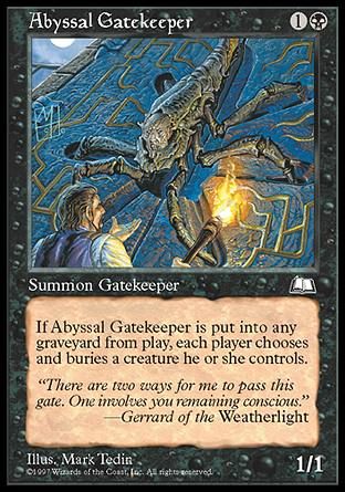 Abyssal Gatekeeper (Weatherlight) Trading Card