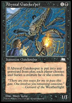 Abyssal Gatekeeper (Weatherlight)