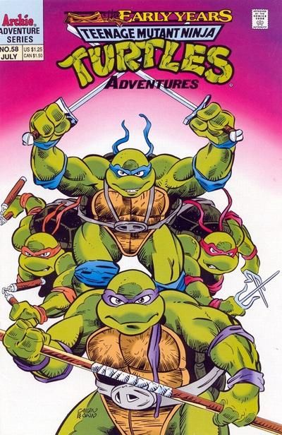 Teenage Mutant Ninja Turtles Adventures #58 Comic
