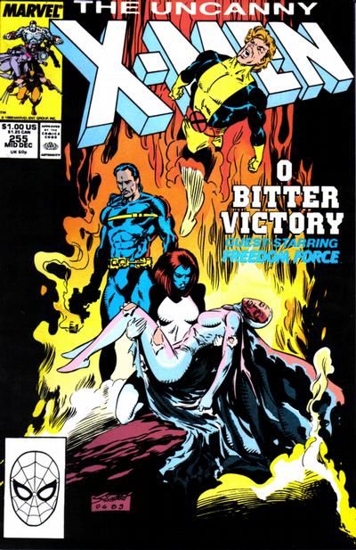Uncanny X-Men #255 Comic
