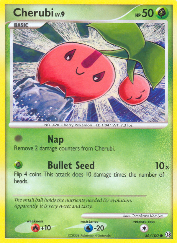 Cherubi (56/100) - Stormfront Pokémon Card