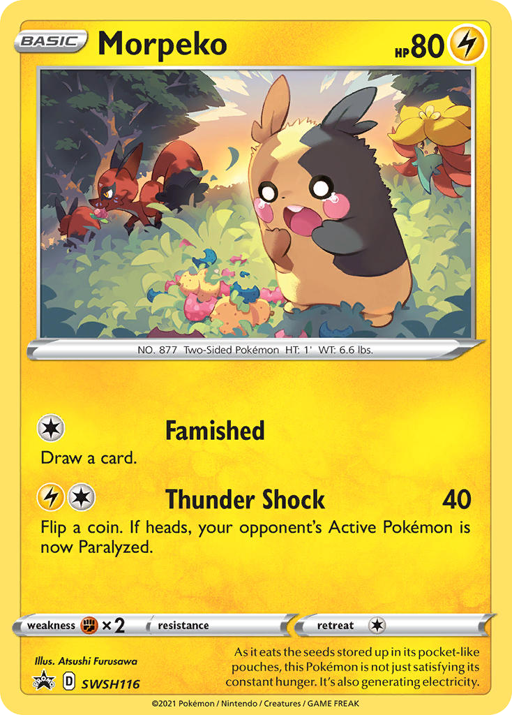 Morpeko (SWSH116) - SWSH Black Star Promos Pokémon Card