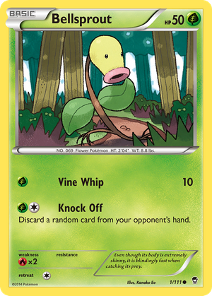 Bellsprout (1/111) - Furious Fists