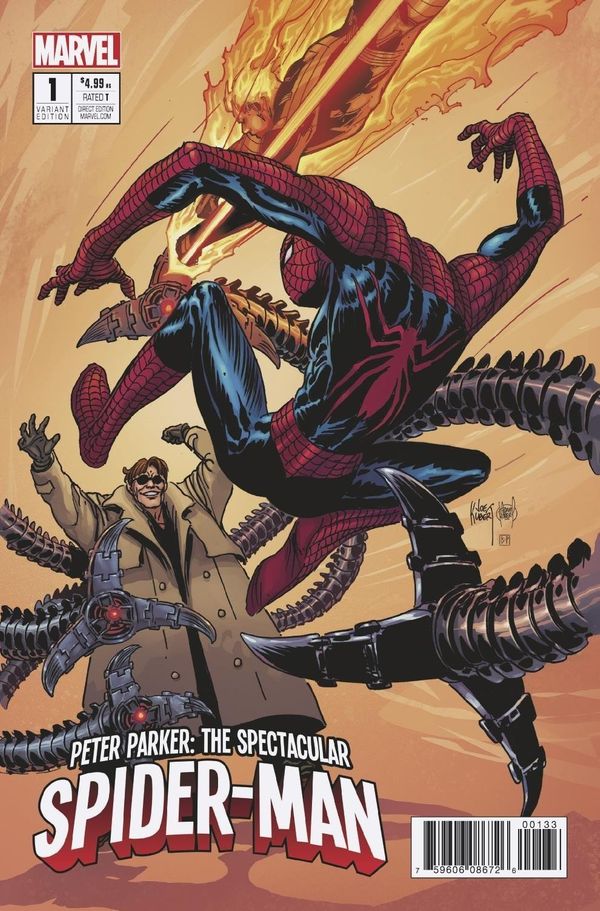 Peter Parker: The Spectacular Spider-man #1 (Kubert Variant Cover)