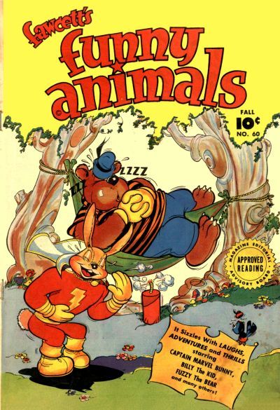 Fawcett's Funny Animals #60 Comic