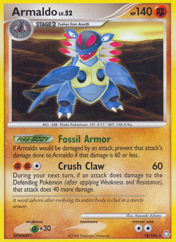 Armaldo (18/146) - Legends Awakened Pokémon Card