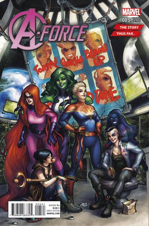 A-Force #5 (Hetrick Story Thus Far Variant)