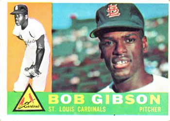 Bob Gibson 1960 Topps #73 Sports Card