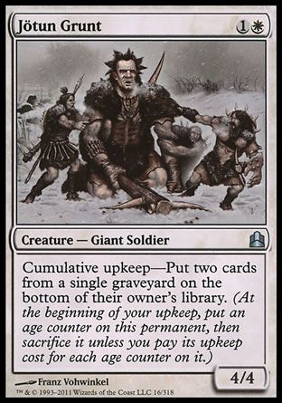 J�tun Grunt (MTG Commander) Trading Card