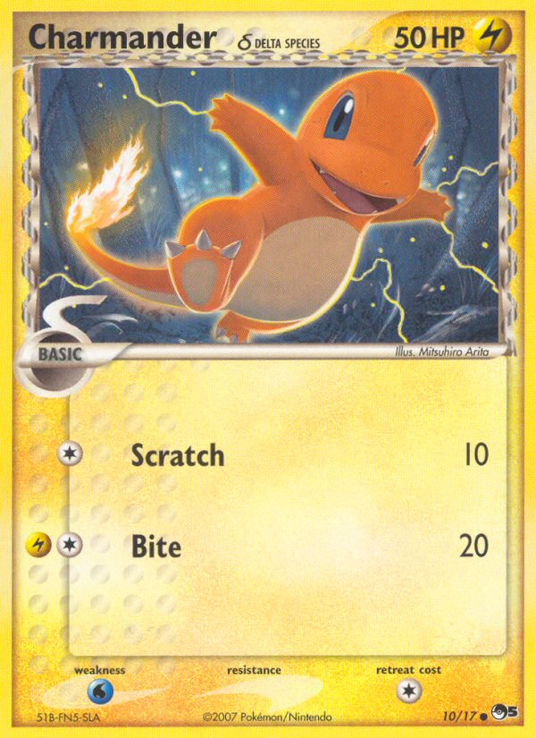 Charmander δ (10/17) - POP Series 5 Pokémon Card