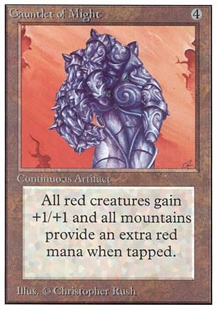 Gauntlet of Might (Unlimited) Trading Card