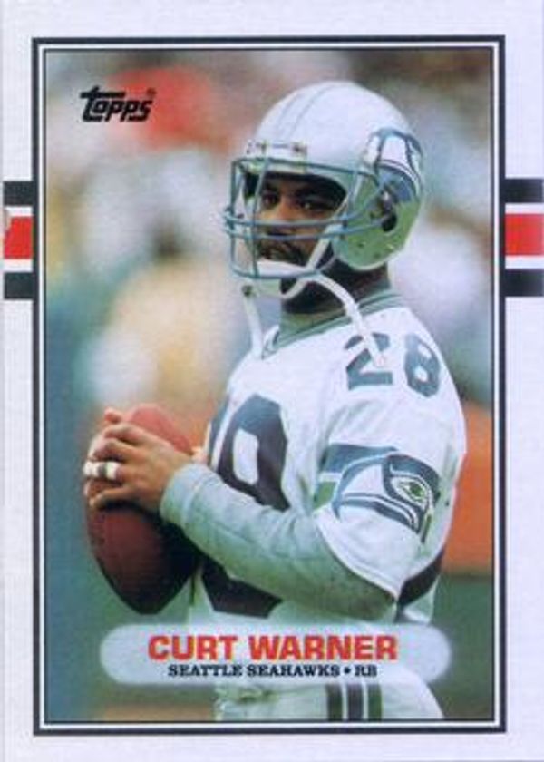 Curt Warner 1989 Topps #186
