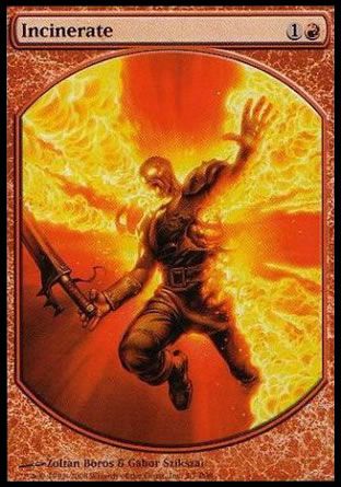 Incinerate (Player Rewards Promos) Trading Card