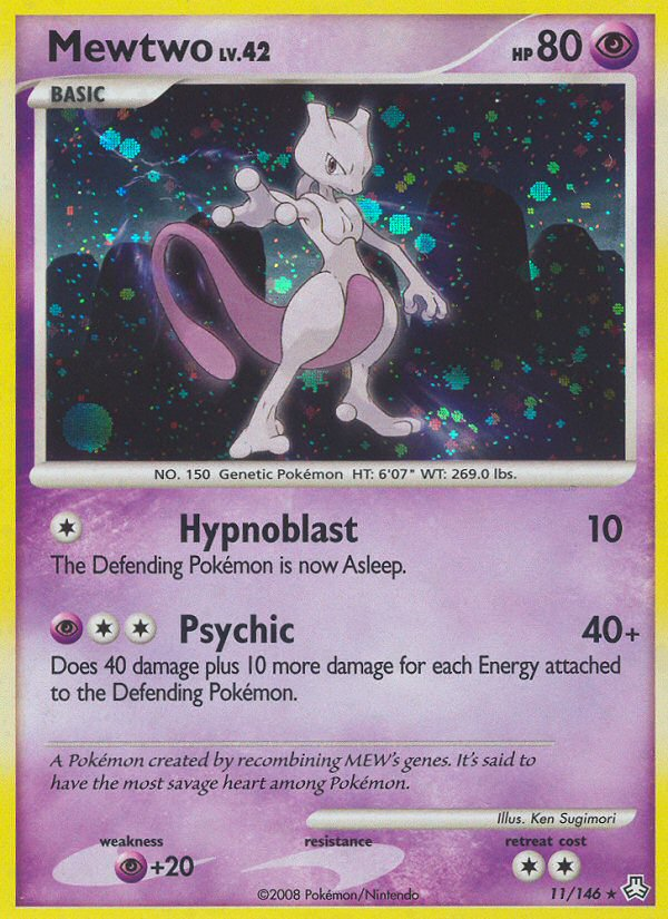 Mewtwo (11/146) - Legends Awakened Pokémon Card