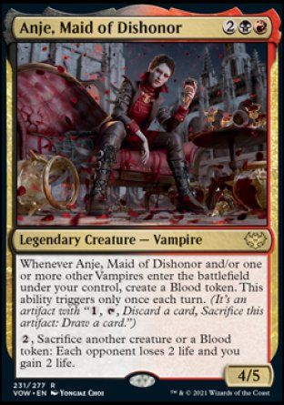 Anje, Maid of Dishonor (Innistrad: Crimson Vow) Trading Card