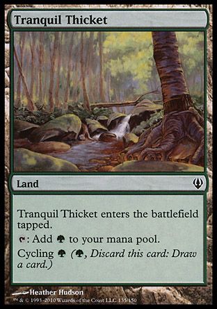 Tranquil Thicket (Archenemy - decks) Trading Card