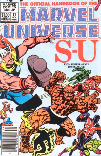 The Official Handbook of the Marvel Universe #11 Comic